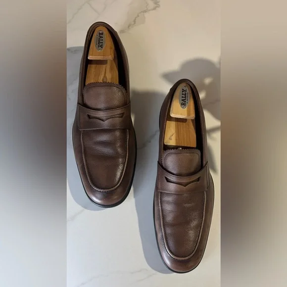 Bally MICSON/01 Men's Medium
Brown Leather Slip On Loafer Dress
Shoes - Picture 16 of 16